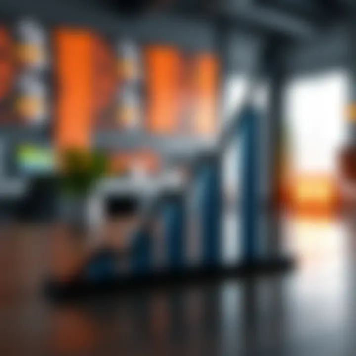 Investing for Future Growth Illustration of a growth chart symbolizing investment success