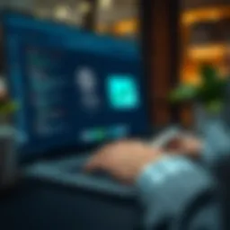 User interface of modern emailing software