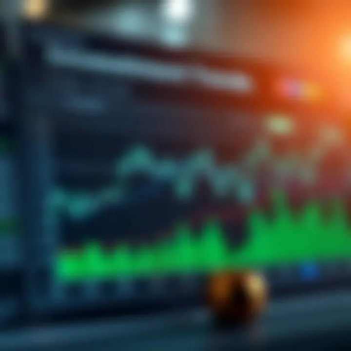 Graph showcasing investment trends