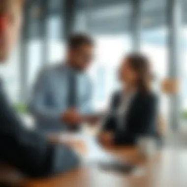 Consultation on Will Components A legal expert discussing will components with a client