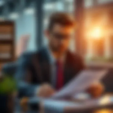 Legal Compliance in Prospectus Development A professional reviewing legal compliance documents