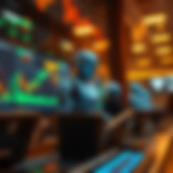 Automated Trading Strategies Representation of automated trading strategies in action