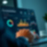User interface of accounting software showcasing dashboard features