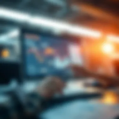 Technology Enhancements in Accounts Payable An illustration depicting advanced technology tools enhancing accounts payable efficiency.