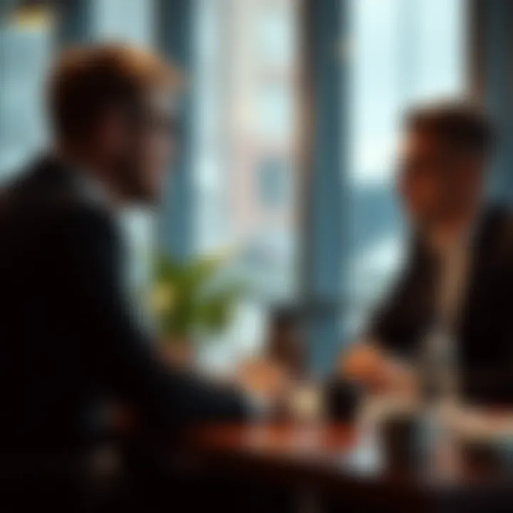 Strategic Insights from Financial Advisors Financial advisor discussing strategies with clients