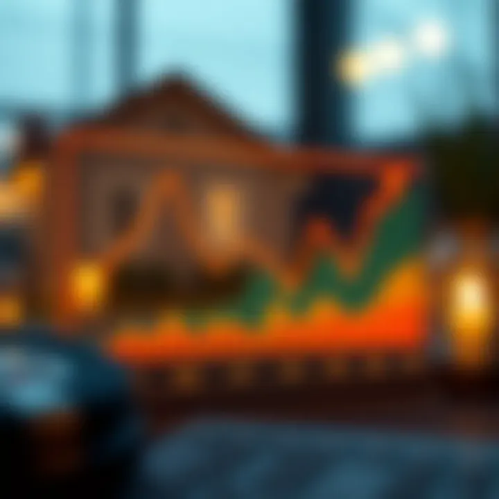 Market Influences on Mortgage Approvals A graph depicting market trends impacting mortgage approvals