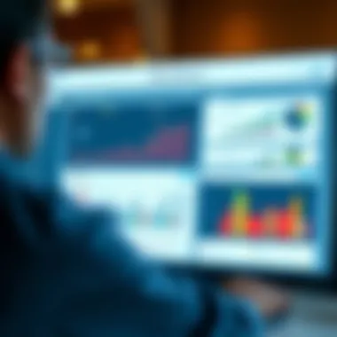 Project Management Software Overview A visual representation of project management software dashboard showcasing different functionalities