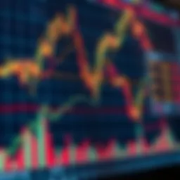 Intricate chart analysis illustrating market trends