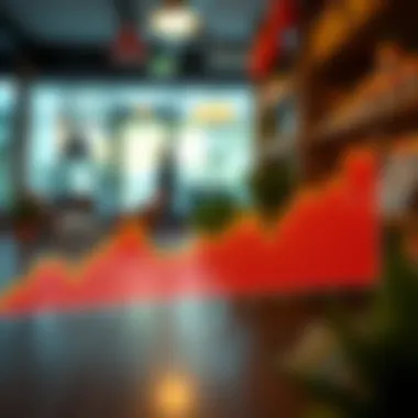 Interest Rate Trends Graph showing fluctuating interest rates over time