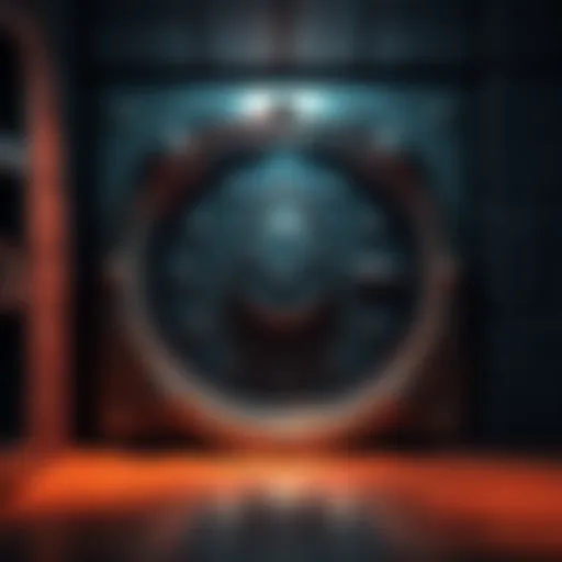 A secure vault representing physical asset protection