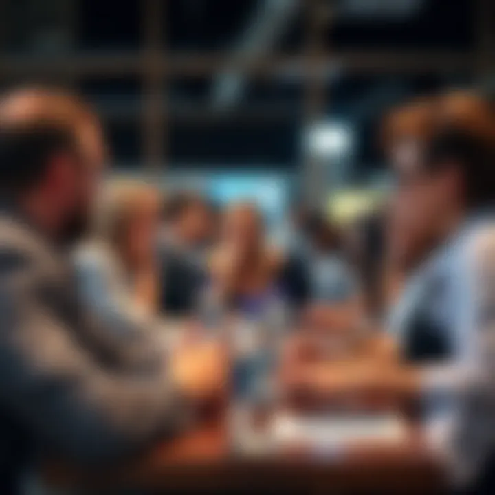 Networking Opportunities A networking event for aspiring real estate agents