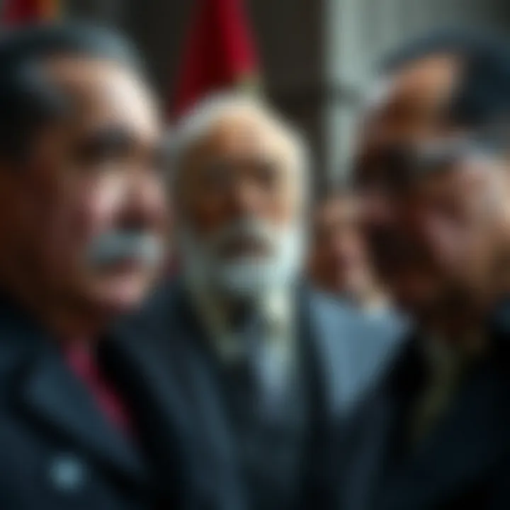 Key figures in the communist movement