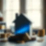 Visual representation of debt coverage ratio concept in mortgage financing.