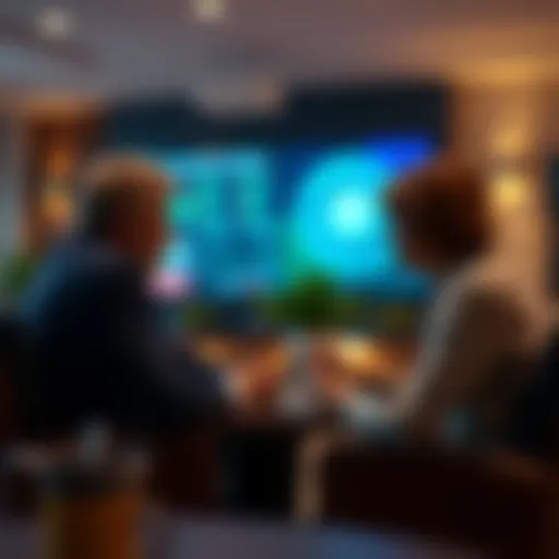 Visual representation of joint annuities concept