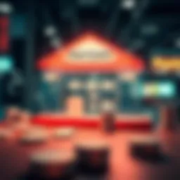 Illustration depicting the operational framework of payday lenders