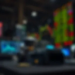 Illustration depicting the mechanics of short selling in stock trading.