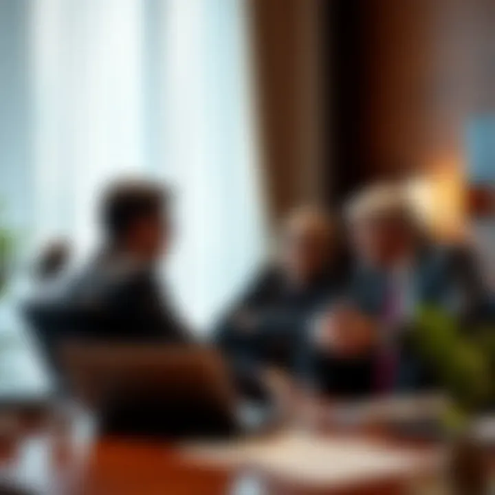 Strategic Financial Planning in Corporations A strategic meeting discussing financial planning and retirement options