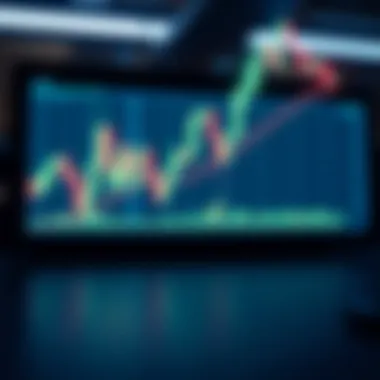 Visual Representation of Flag Pattern Formation Flag pattern formation on a stock chart