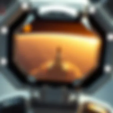 Innovation in Space Exploration Futuristic space exploration concept reflecting innovation